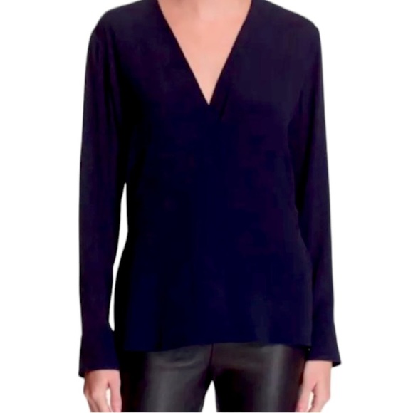 $360 Helmut Lang Vintage Top Medium Split Back Silk Wear 2 Ways Open Slit Back - Picture 3 of 16